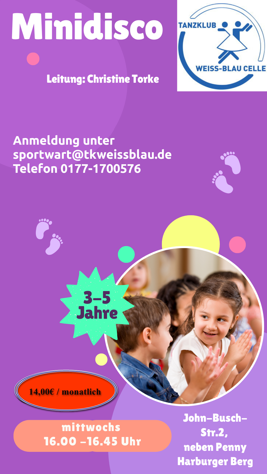 Mini-Disco mit Trainerin Torke beim "Stadtradeln"-Rahmenprogramm (So. 05.05.2024)