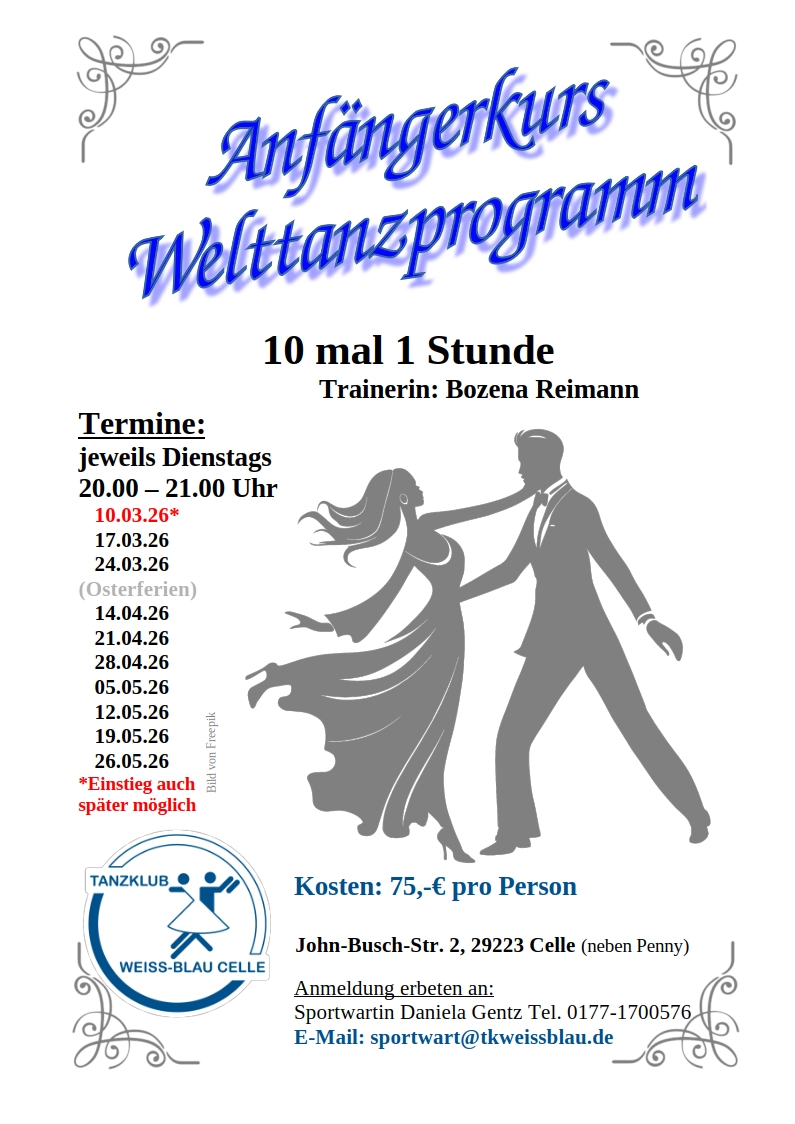 2026 03 10 Welttanzprogramm Anfaenger Kurs Reimann