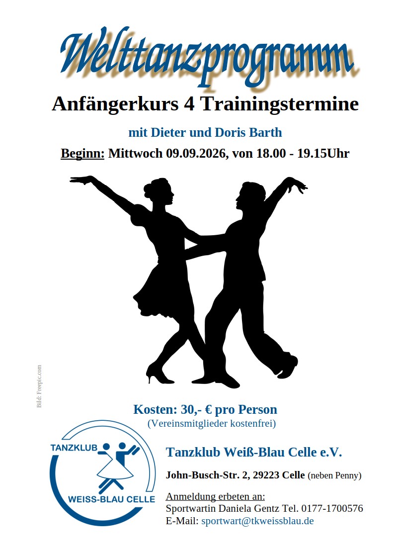 2026 09 09 Welttanzprogramm Anfaengerkurs Barth